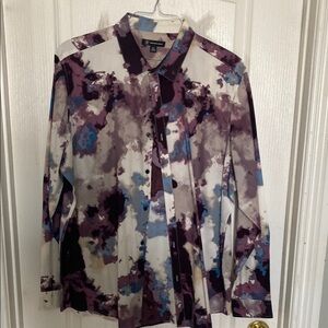 INC Abstract Print Shirt XXL